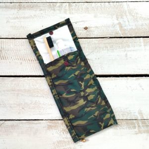 portacepillos de dientes camuflaje