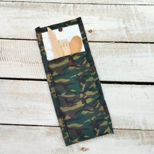 portacubiertos camuflaje